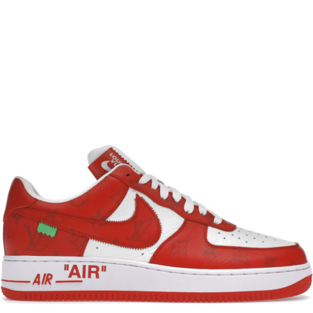 Nike Air Force 1 Low Louis Vuitton ‘By Virgil Abloh – White Red’ (1A9VA9 RED)