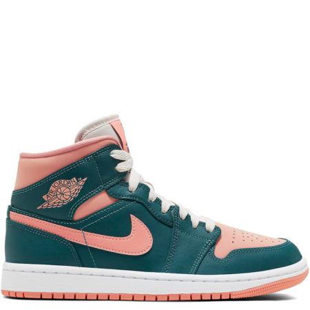 Air Jordan 1 Mid 'Dark Teal Green' (W) (BQ6472 308)