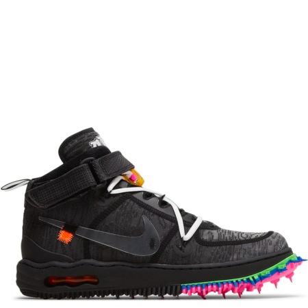 Nike Air Force 1 Mid Off-White 'Black' (DO6290 001)