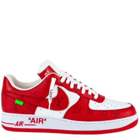 Nike Air Force 1 Low Louis Vuitton ‘By Virgil Abloh – White Red’ (1A9VAD RED)