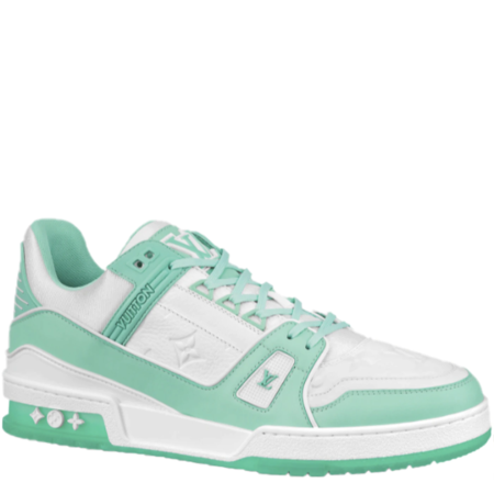 Louis Vuitton LV Trainer Low 'Green White' (1A8KBS)