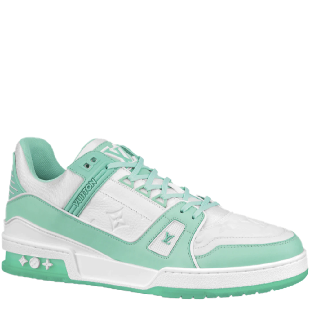 SALEOFF LV Trainer Green White Sneaker - USALast