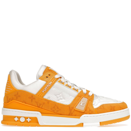 Louis Vuitton LV Trainer Low 'Yellow Monogram Denim White' (1A9JHB)