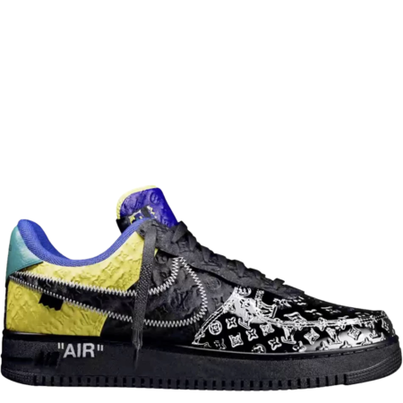 Nike Air Force 1 Mid Louis Vuitton ‘By Virgil Abloh – Multicolor Patchwork’ (1A9VCC MLT)