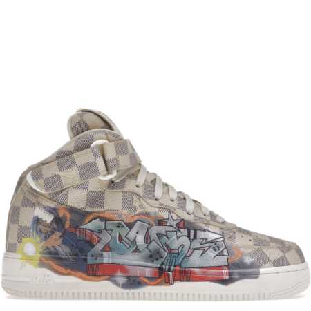 Nike Air Force 1 Mid Louis Vuitton ‘By Virgil Abloh – Graffiti’ (1A9VE0 GFT)