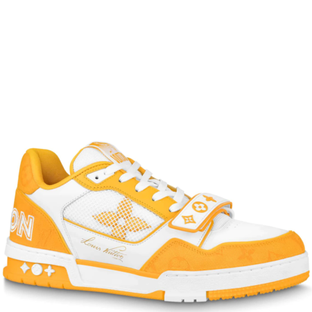 Louis Vuitton LV Trainer Low 'Monogram Denim Yellow' (1A9ZBI)