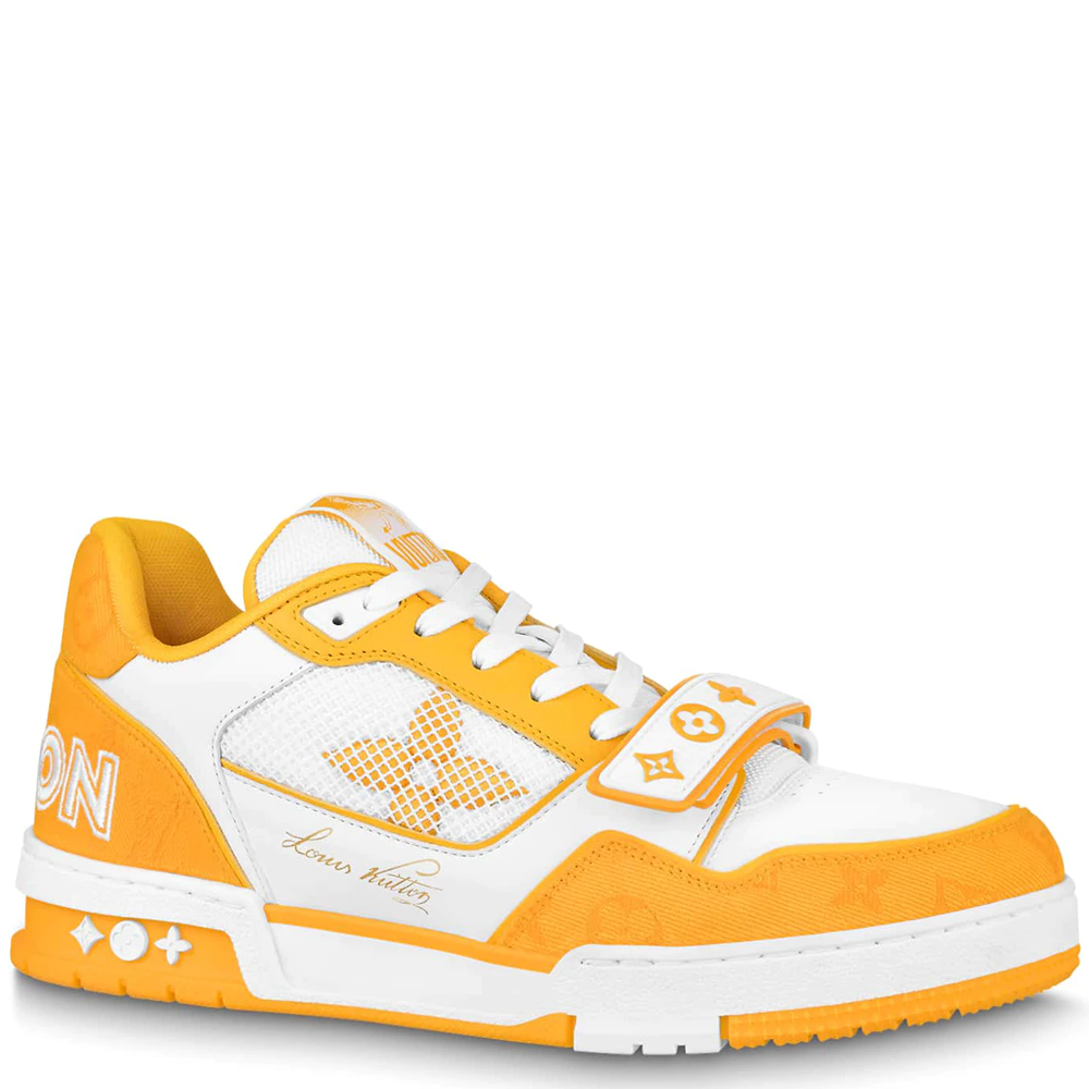 Louis Vuitton LV Trainer Low 'Monogram Denim Yellow