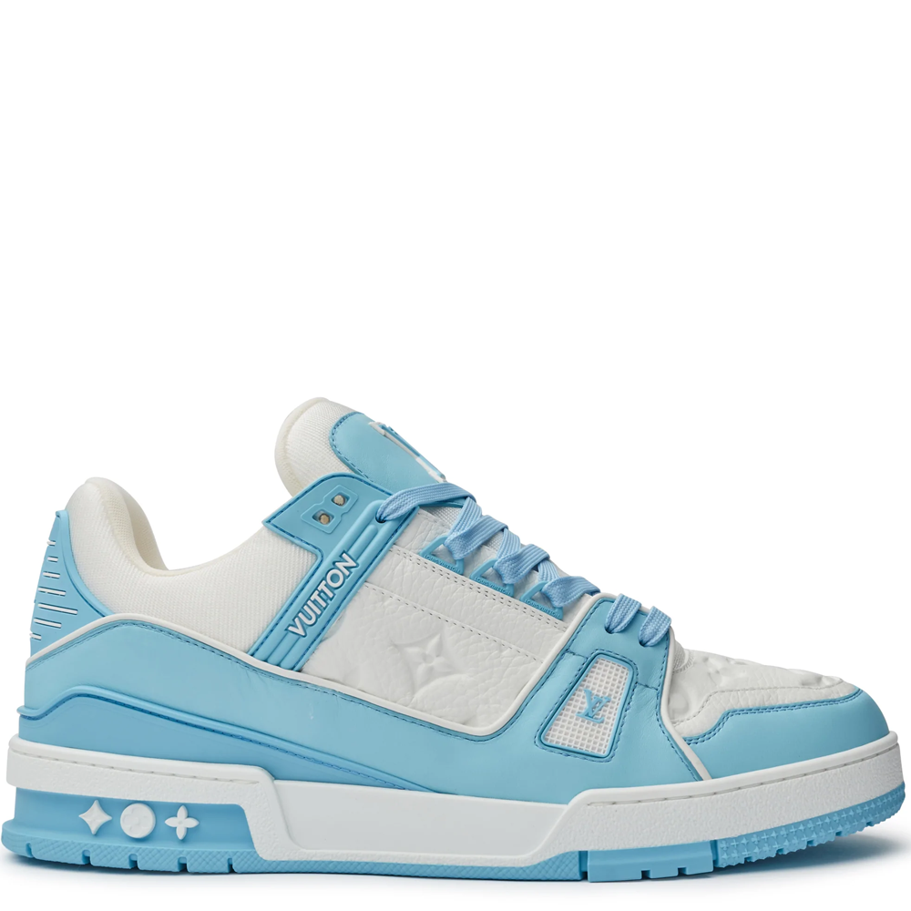 LOUIS Vuitton trainer Wolken Motiv cloud Sneaker neu White Blue