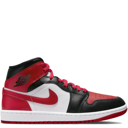 Air Jordan 1 Mid 'Alternate Bred Toe' (W) (BQ6472 079)