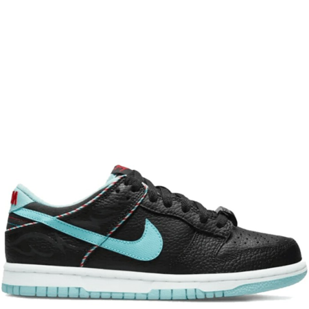 Nike Dunk Low SE GS 'Barber Shop - Black' (DN3351 001)