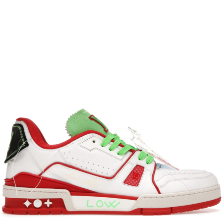 Louis Vuitton LV Trainer Low 'Neon Red' (MS0241)
