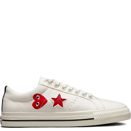 Converse One Star Comme des Garçons PLAY 'White' (A01792C)