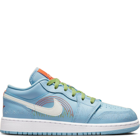 Air Jordan 1 Low SE GS 'Blue Stitch' (DO8227 400)