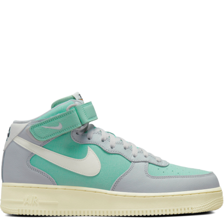 Nike Air Force 1 Mid '07 LX 'Grey Fog Enamel Green' (DQ8766 002)