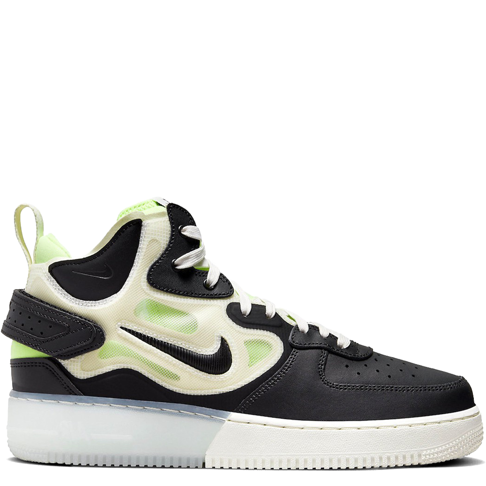 nike air max 90 neon green price list Nike Air Force 1 Mid React Black Sail Ghost Green Teka marburgShops