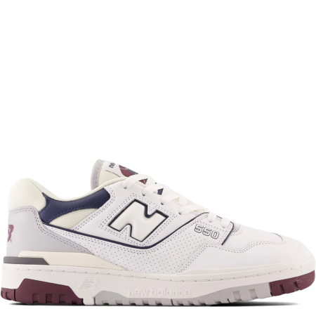 New Balance 550 'White Burgundy Navy' (BB550PWB)