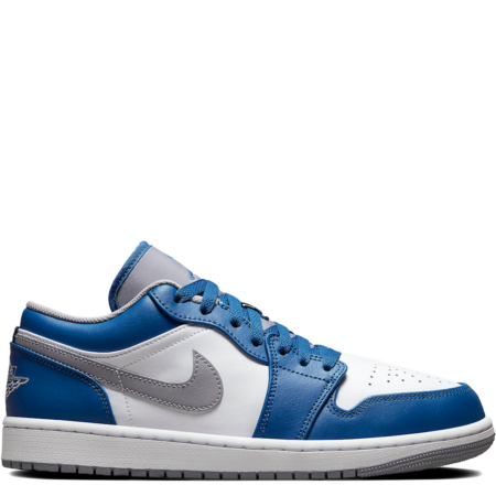 Air Jordan 1 Low 'True Blue Cement' (553558 412)