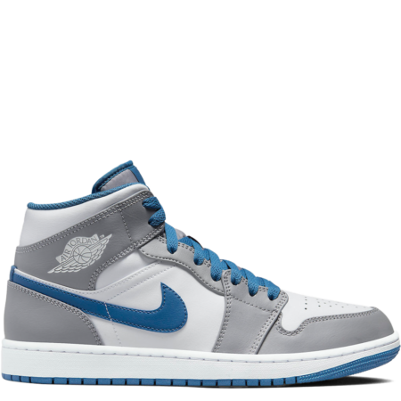 Air Jordan 1 Mid 'Cement True Blue' (DQ8426 014)
