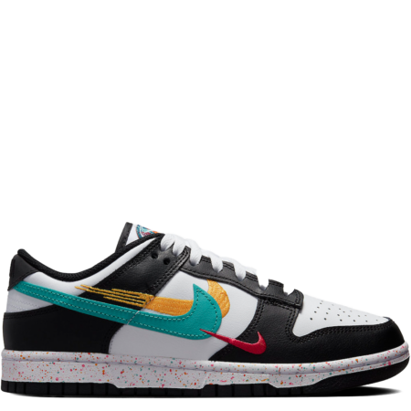 Nike Dunk Low 'Multi-Swoosh - White Washed Teal' (W) (FD4623 131)