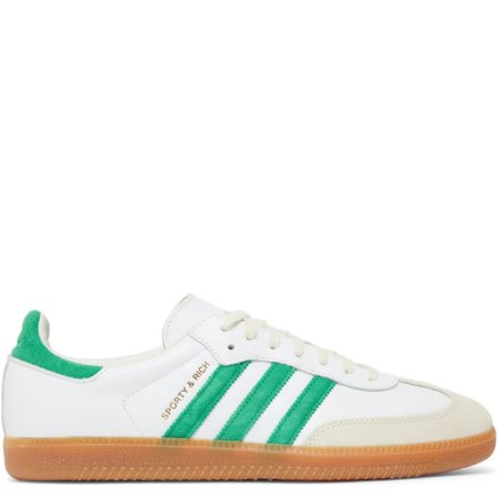 Adidas Samba OG Sporty & Rich 'White Green' (HQ6075)