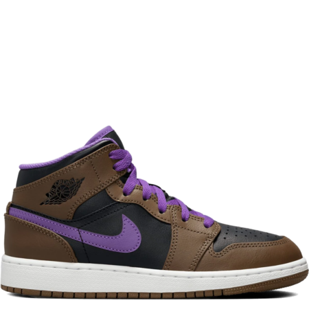 Air Jordan 1 Mid GS 'Purple Mocha' (DQ8423 215)