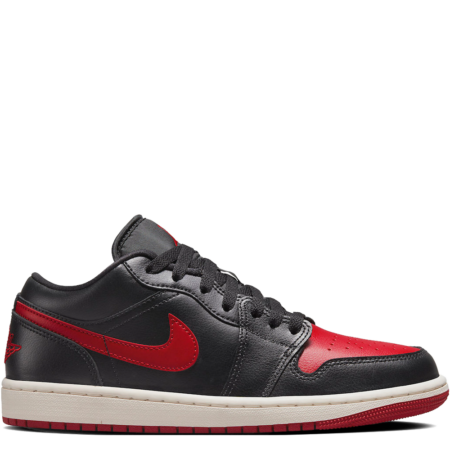 Air Jordan 1 Low 'Bred Sail' (W) (DC0774 061)