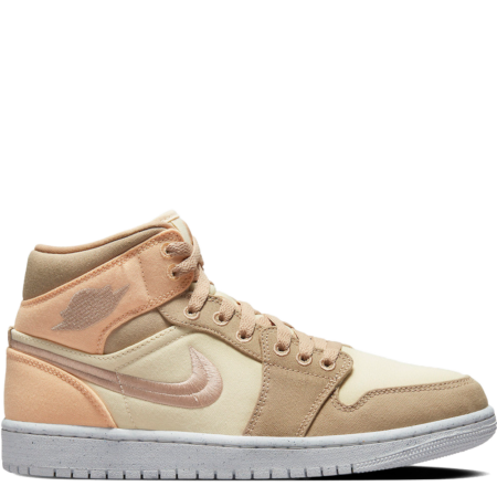 Air Jordan 1 Mid SE 'Muslin Canvas' (W) (DV0427 102)