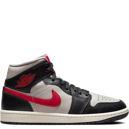 Air Jordan 1 Mid 'Black College Grey' (W) (BQ6472 060)