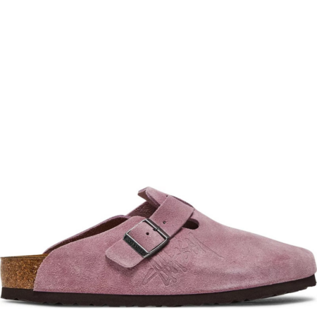 Birkenstock Boston Shaggy Stüssy 'Dunky Pink' (1022971)