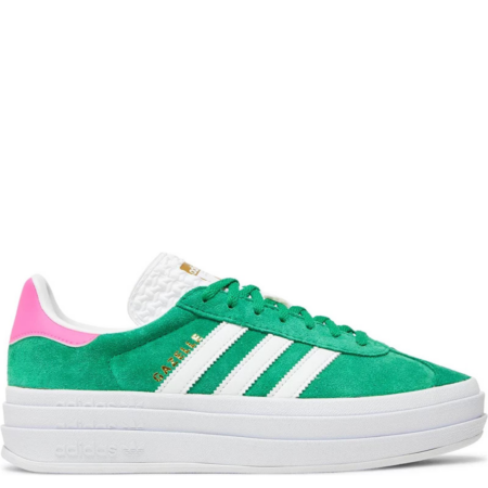 Adidas Gazelle Bold 'Green Lucid Pink' (W) (IG3136)