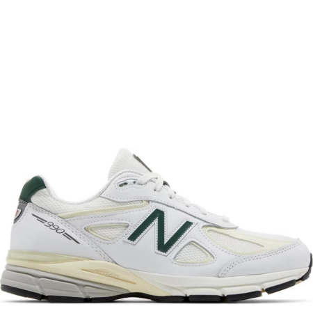 New Balance 990v4 Made in USA Teddy Santis 'White Green' (U990TC4)