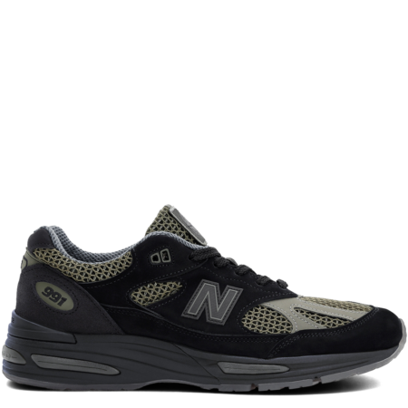 New Balance 991v2 Made in England Stone Island 'Black' (U991SD2)