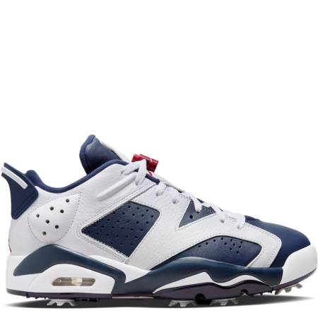 Air Jordan 6 Retro Low Golf 'Olympic' (DV1376 101)