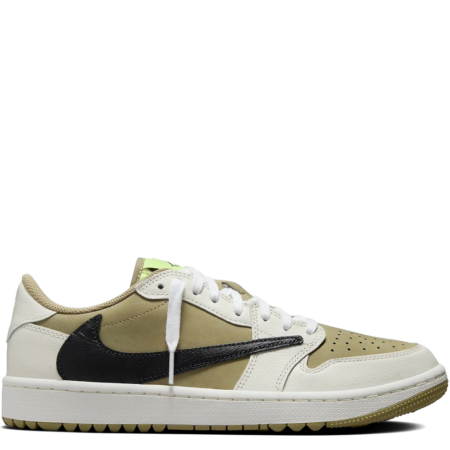 Air Jordan 1 Low Golf Travis Scott 'Neutral Olive' (FZ3124 200)