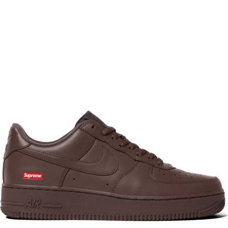 Nike Air Force 1 Low Supreme 'Box Logo - Baroque Brown' (CU9225 200)