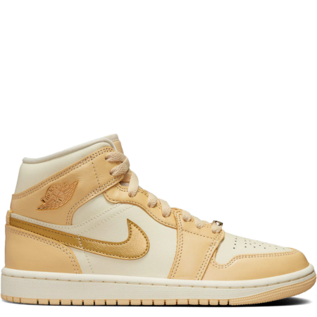 Air Jordan 1 Mid 'Pale Vanilla Gold' (W) (FB9892 200)