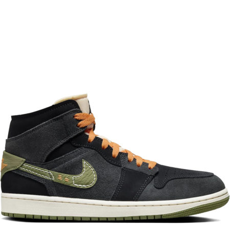 Air Jordan 1 Mid SE Craft 'Anthracite Light Olive' (FD6817 003)