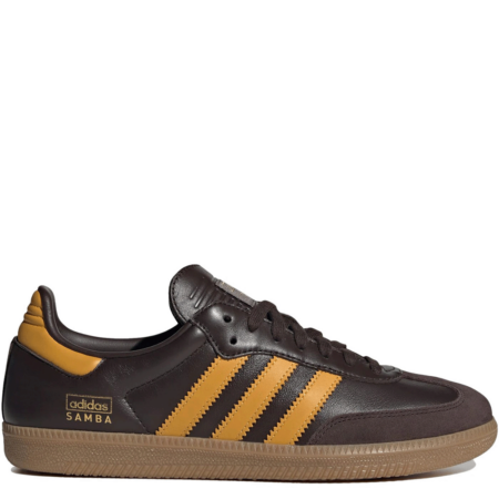 Adidas Samba OG 'Dark Brown Yellow' (IG6174)