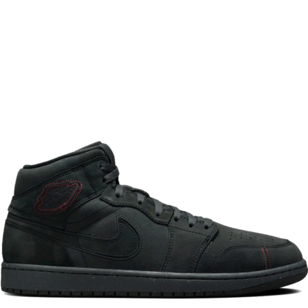 Air Jordan 1 Mid SE Craft 'Dark Smoke Red' (FD8634 001)