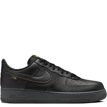 Nike Air Force 1 '07 'Black University Gold' (FZ4617 001)