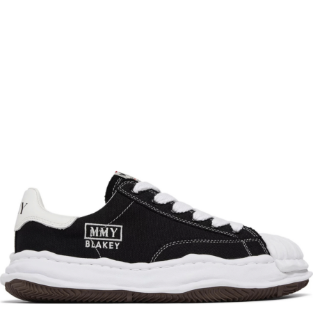 Maison Mihara Yasuhiro Blakey OG Sole Canvas Low 'Black White' (A08FW735 BLK)