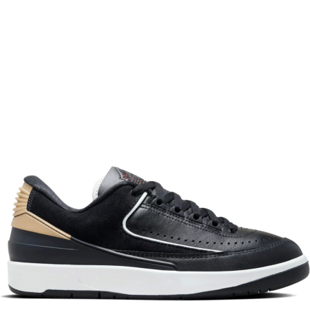 Air Jordan 2 Retro Low 'Black Metallic Gold' (W) (DX4401 001)