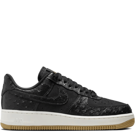 Nike Air Force 1 '07 LX 'Black Ostrich' (W) (DZ2708 002)