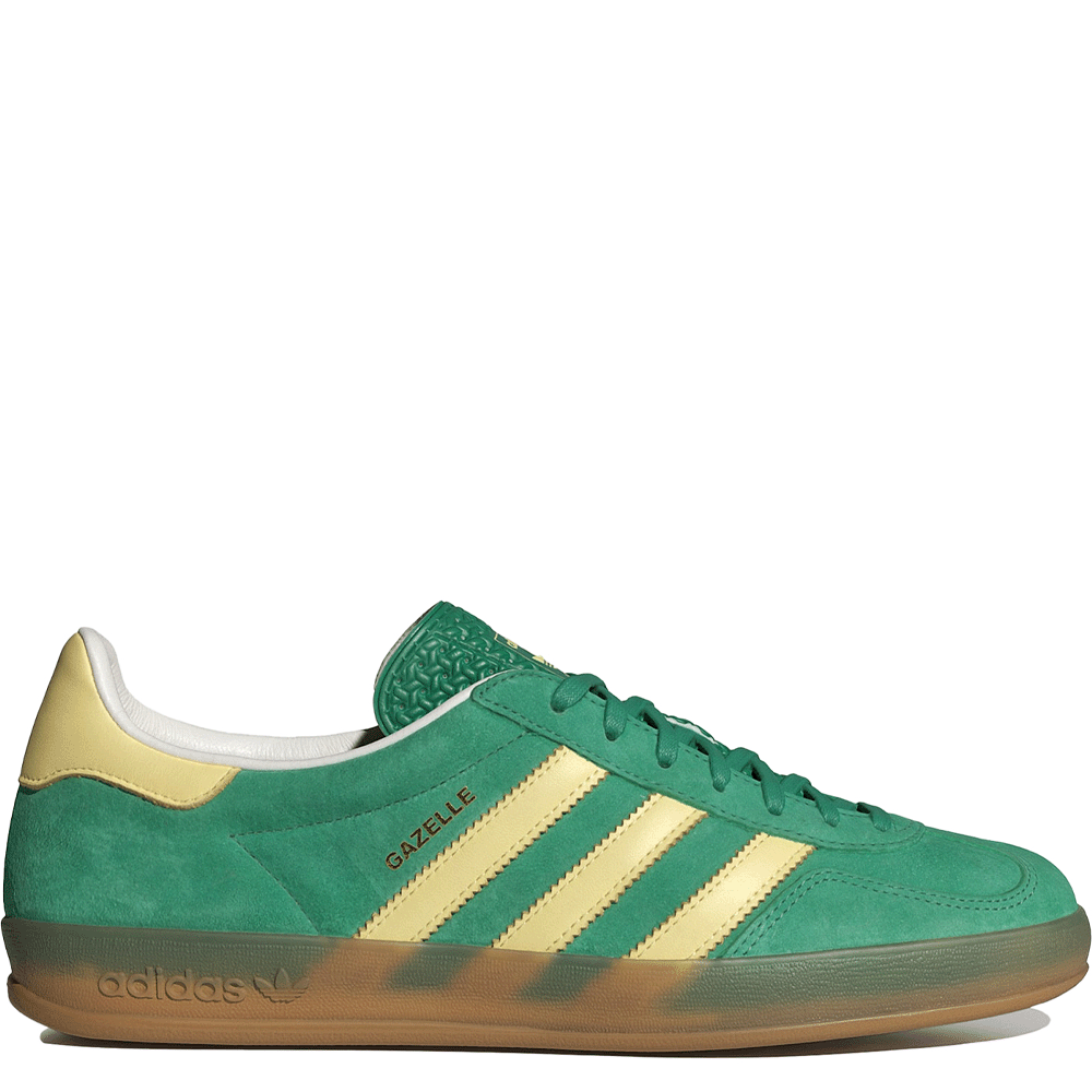 Adidas gazelle green yellow deals