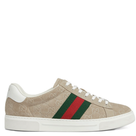 Gucci Ace Sneaker 'GG Oatmeal Suede' (798652 AADV9 9566)