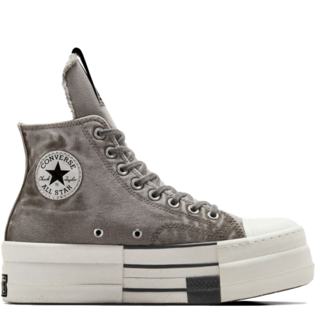 Converse DRKSHDW DBL DRKSTR Chuck 70 High Rick Owens 'Washed Canvas Pack - Concrete' (A06755C)